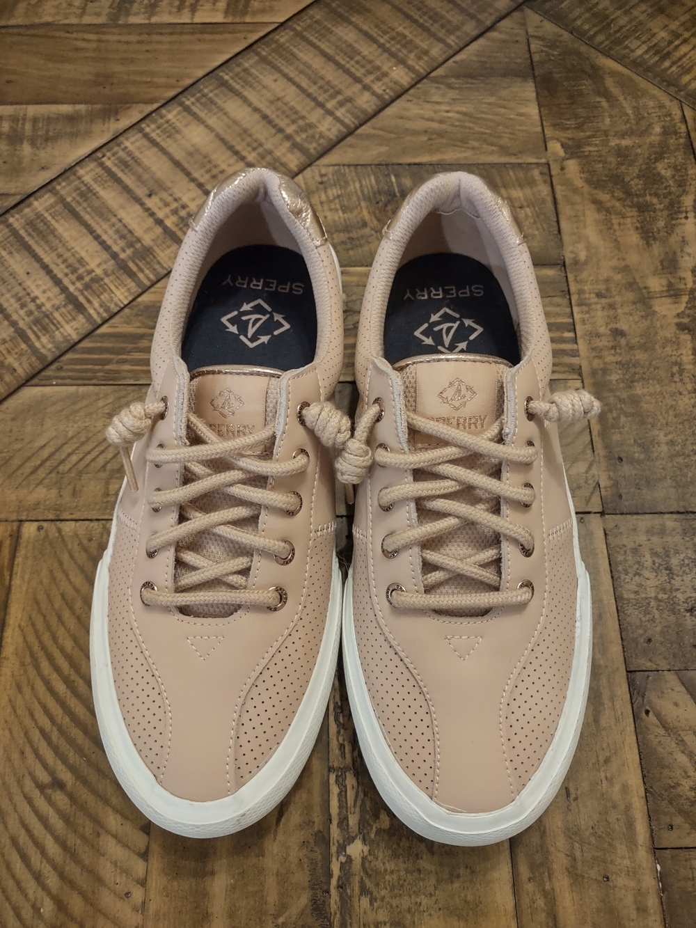 Sperry Women's Blush Lace-Up Casual Sneakers